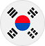 Círculo com bandeira da Coréia